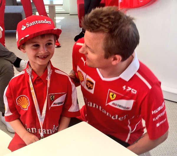 Thomas és Kimi Räikkönen