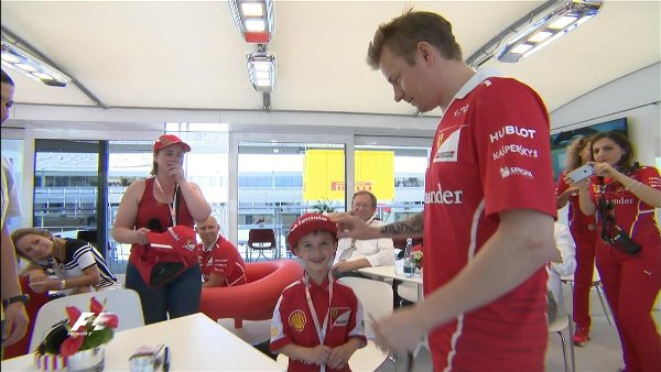 Thomas és Kimi Räikkönen